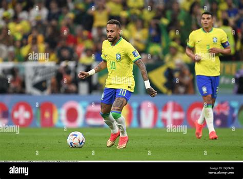 Neymar Of Brazil During The Fifa World Cup Qatar 2022 Group G Match