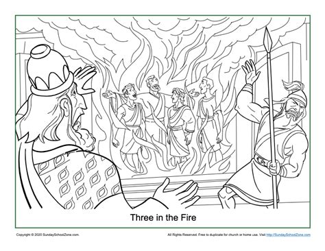 Shadrach Meshach And Abednego Coloring Sheet Sketch Coloring Page