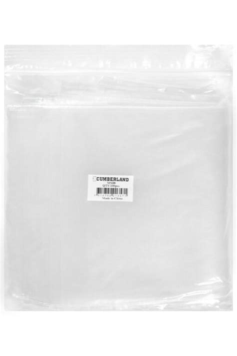 Cumberland Press Seal Bags 40mic 150 X 230mm Pack100 Msb8 The