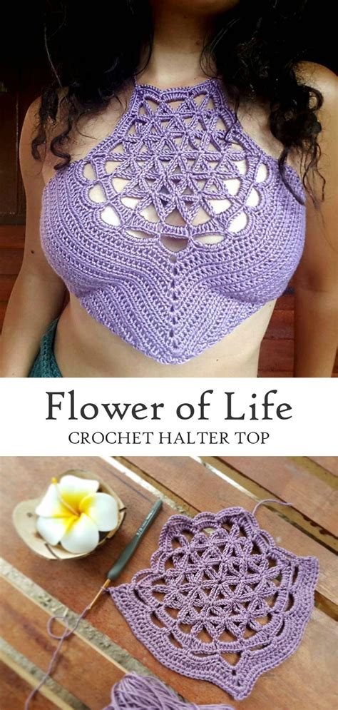 Crochet Flower Of Life Halter Top Artofit