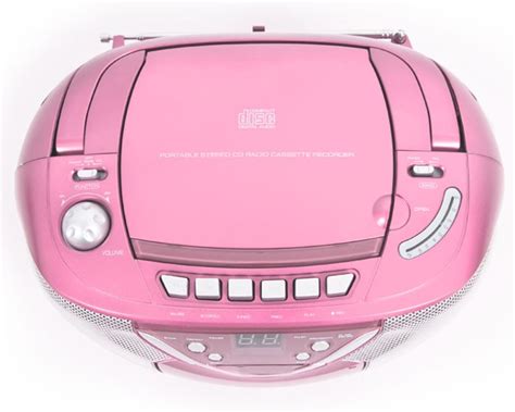 Boombox Ghettoblaster Kinderanlage Rosa Mädchen Anlage Pink Cd Player Radio Ebay