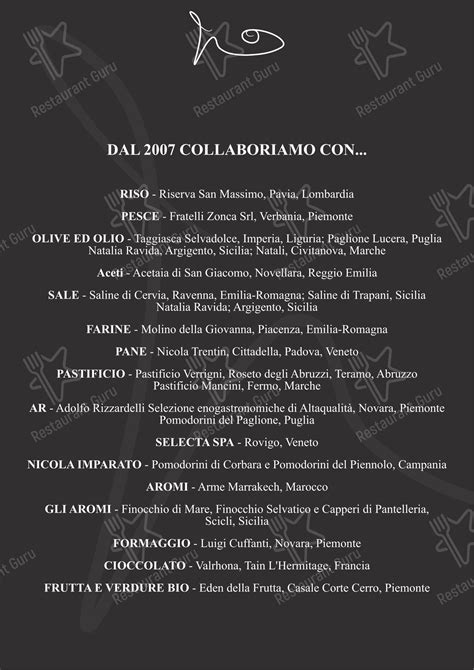 Menu Da Il Clandestino Ristorante Stresa