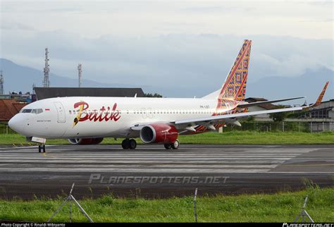 Pk Lbt Batik Air Boeing Gp Wl Photo By Rinaldi Wibiyanto Id