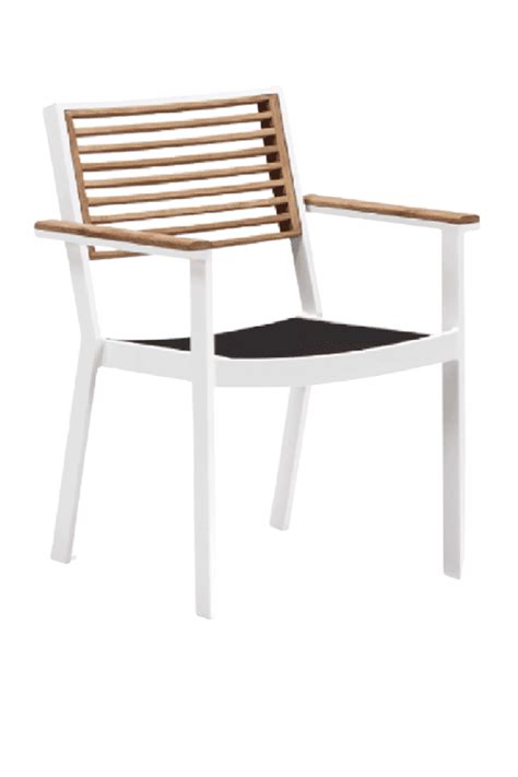 Teak Outdoor Dining Armchair Higold York Roanahome