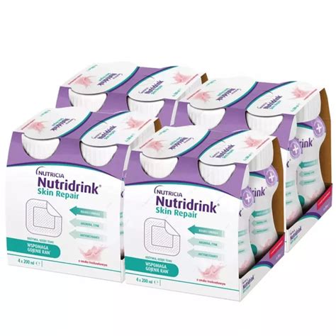 Zestaw Nutricia Nutridrink Skin Repair O Smaku Truskawkowym X