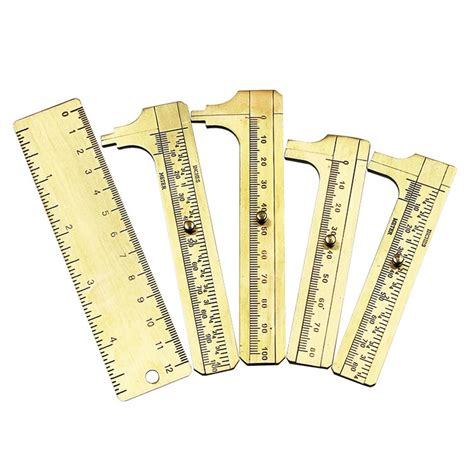 Metal Measuring Ruler High Quality Mini Brass Caliper Pure Copper