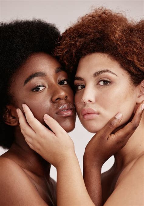 Skincare De Beleza E Retrato De Mulheres Negras Para Autocuidado