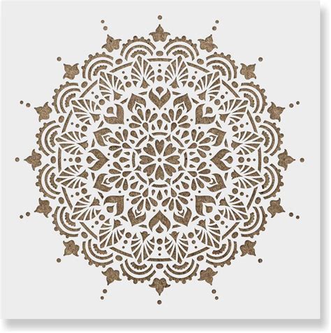 Paradise Mandala Stencil Template For Walls And India Ubuy