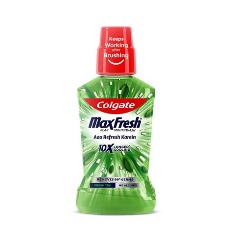 Buy Colgate Maxfresh Plax Antibacterial Mouthwash Fresh Breath