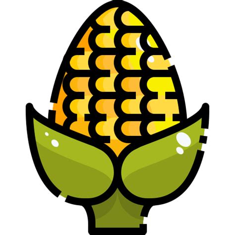 Corn Justicon Lineal Color Icon