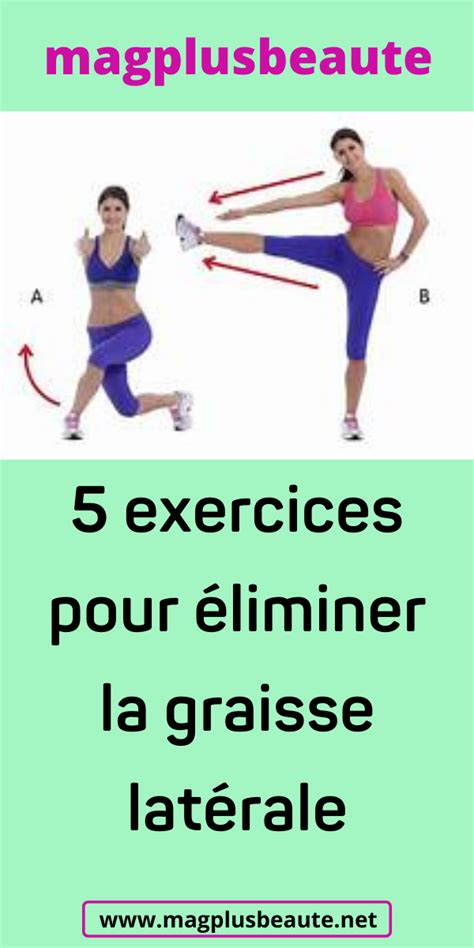 5 exercices pour éliminer la graisse latérale Exercices pour perdre