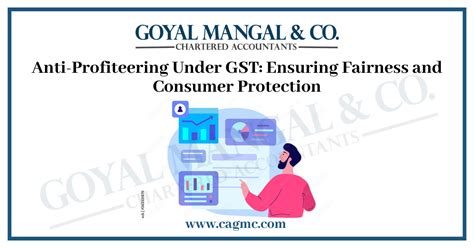 Anti Profiteering Rules Under Gst Goyal Mangal And Company