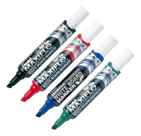 Marcadores Plumones Para Pizarr N Blanco Pentel Maxiflo Pz