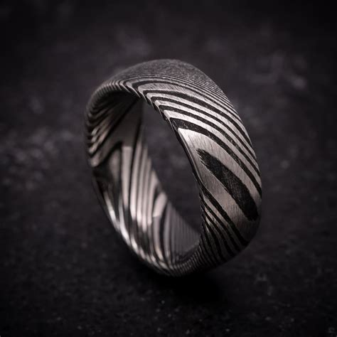 Damascus Steel Ring – Anthem Rings