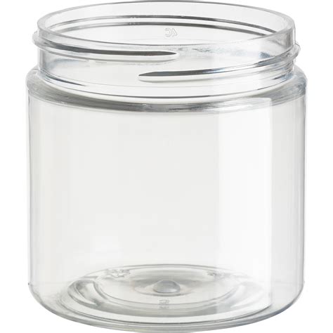 4 Oz Clear PET Plastic Wide Mouth Jar 58mm 58 400