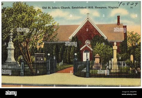 Old St John S Church Established Hampton Virginia Churches