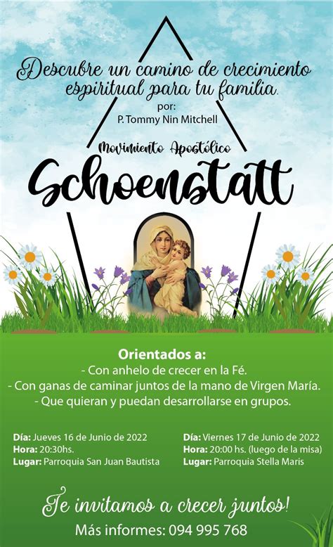 Invitación Para Matrimonios Movimiento De Schoenstatt Uruguay