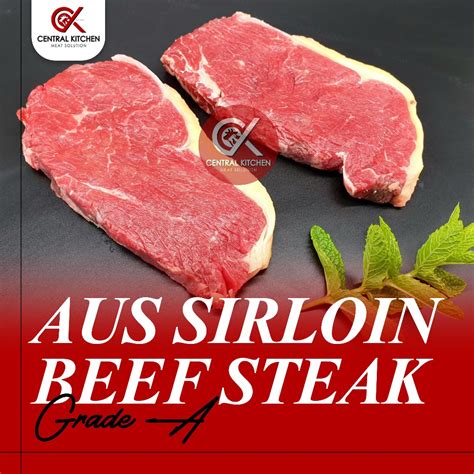 Jual Daging Sapi AUS Sirloin Striploin Beef Steak Impor Grade A Pack