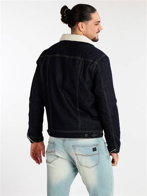 Frankie Malone Giacca Di Jeans Da Uomo Imbottita In Offerta A 5999