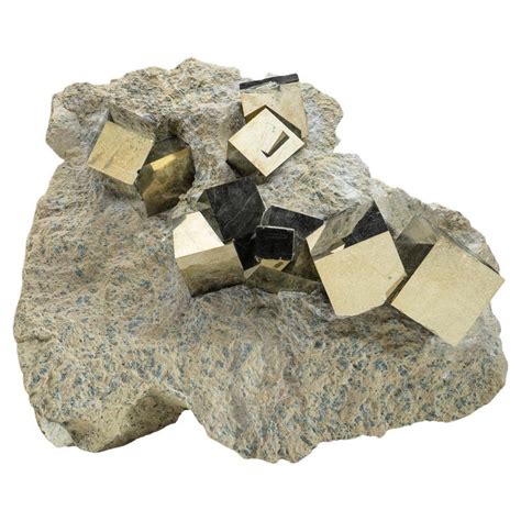 Pyrite Clusters On Basalt From Navajun Spain At 1stdibs