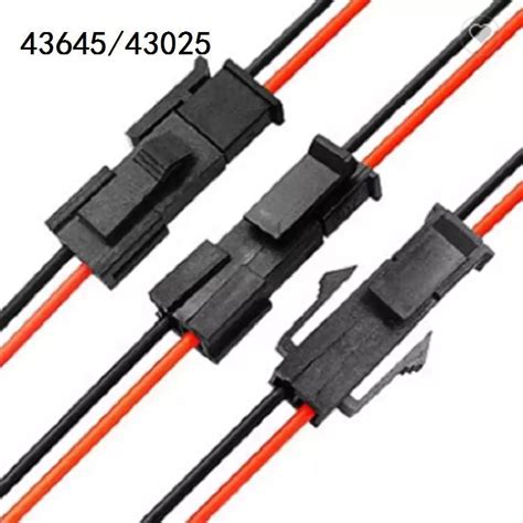 Male Female Mm Pitch Molex Connector Cable Housing Crimp