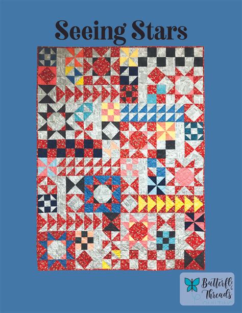 Seeing Stars Quilt Pattern Book — Butterfly Threads Quilting