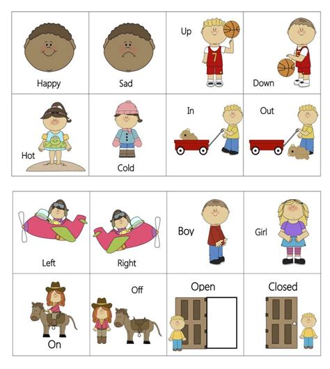 Opposites Opposites Preschool Preschool Printables Kindergarten