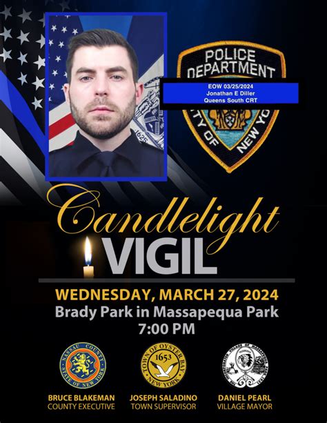 Memorial Candlelight Vigil Tomorrow In Honor Of Fallen Nypd Officer