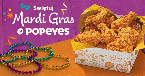 Popeyes Zaprasza Na Najsłynniejszy Na świecie Karnawał Mardi Gras