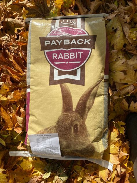 Rabbit Pellet Payback 16 50lbs