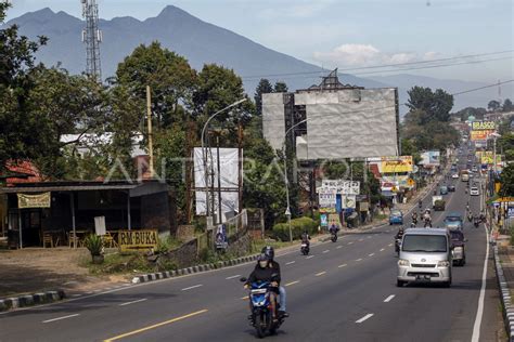 Jalur Puncak Bogor Lengang Saat Libur Panjang Antara Foto