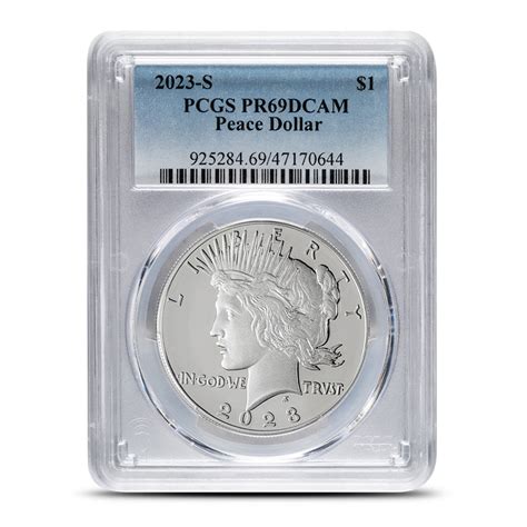 2023-S Proof Silver Peace Dollar Coins PCGS PR69 - Silver.com™