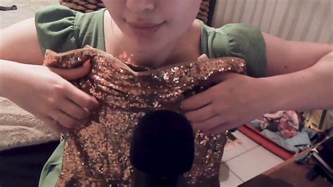 ASMR Fabric Sequin Scratching YouTube