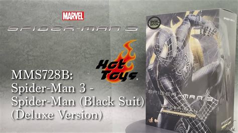 Hot Toys Mms B Spider Man Black Suit Deluxe Ver Unboxing Quick Look Review Youtube