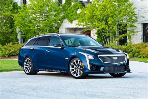 2017 Cadillac CTS V Sport Wagon Rendered GM Authority