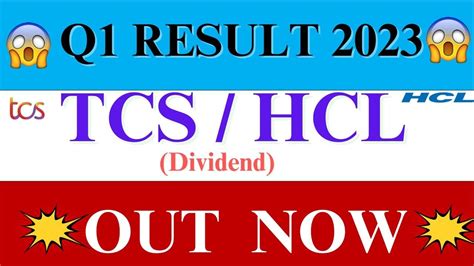 Tcs Q1 Result Fy2023 24😱⚫tcs Share 900 Dividend ⚫tcs Q1 Result Analysis⚫hcl Tech Q1 Result