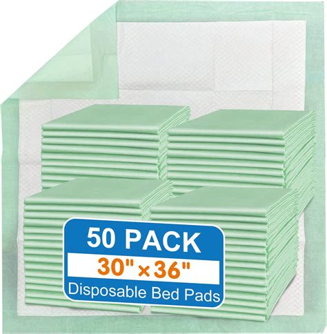 Buy MILDPLUS Disposable Bed Pads 30“X36” 50 Pcs Extra Large Underpads ...