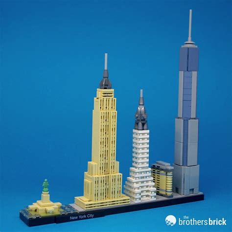 The NYC skyline comes to life with LEGO Architecture 21028 New York ...