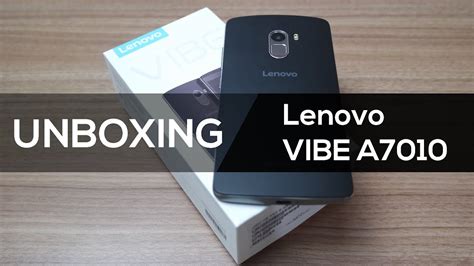 Lenovo Vibe A Unboxing Brasil Youtube