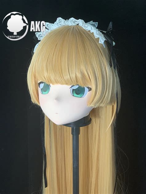 Al59customize Character Emilia Femalegirl Resin Fullhalf Head With Lock Anime Cosplay