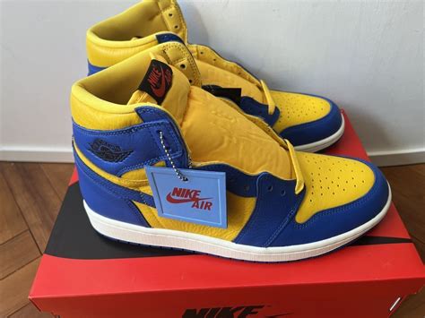 【未使用】nike Wmns Air Jordan 1 High Og Game Royal And Varsity Maizeナイキ