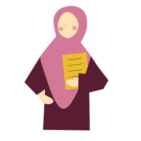 Cute Muslim Teacher 27254378 Png