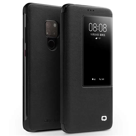 Qialino Funda De Cuero Genuino Con Tapa Para Huawei Mate Pro