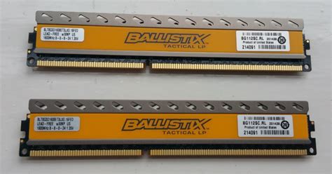 Crucial Ballistix Tactical Lp Gb Ddr L Mhz Cl Glob Trotters