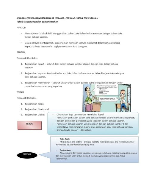 Docx Teknik Terjemahan Dokumen Tips