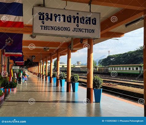 Train Station In Thailand Editorial Photography Image Of Station