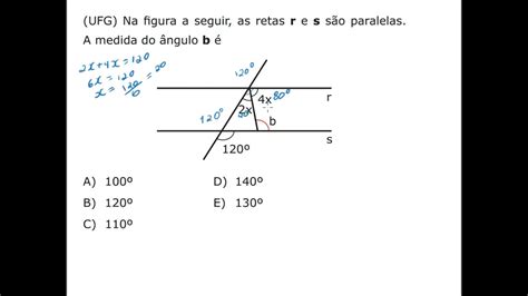 Em Na Figura A Seguir As Retas R E S SÃo Paralelas Youtube