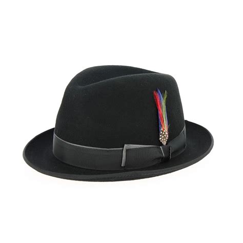 Chapeau Player Sandata Feutre Laine Noir Stetson Reference