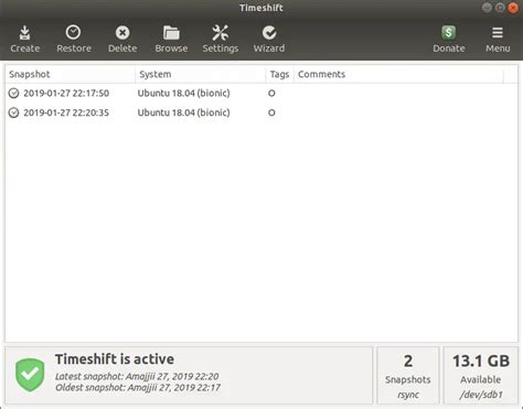 使用 Timeshift 备份和恢复 Ubuntu Debian Linux Mint