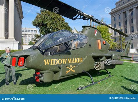 Bell AH-1 Cobra Helicopter, Flown during the Vietnam War Editorial Image - Image of forces ...